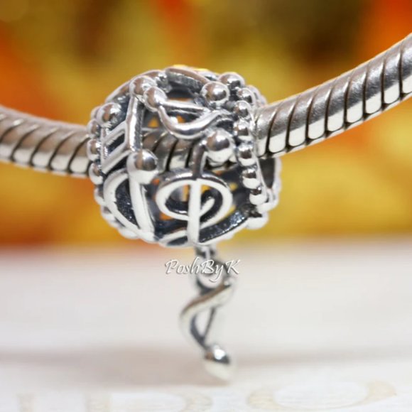 PANDORA Openwork Music Notes Charm 798779C00 - Picture 2 of 3